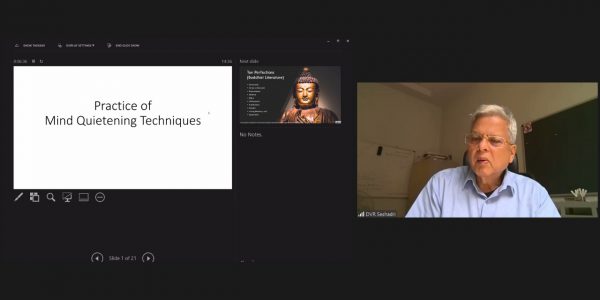 Prof. Sheshadri - mind quietning Prof. Sheshadri - mind quietning