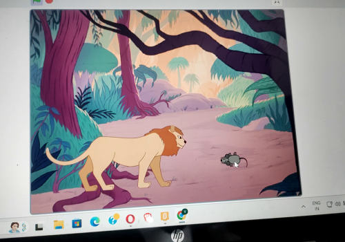 HPSR_CLASS 8D_STORY OF LION AND MOUSE-3 HPSR_CLASS 8D_STORY OF LION AND MOUSE-3